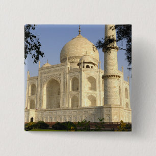 Asia, India, Uttar Pradesh, Agra. The Taj 15 Cm Square Badge