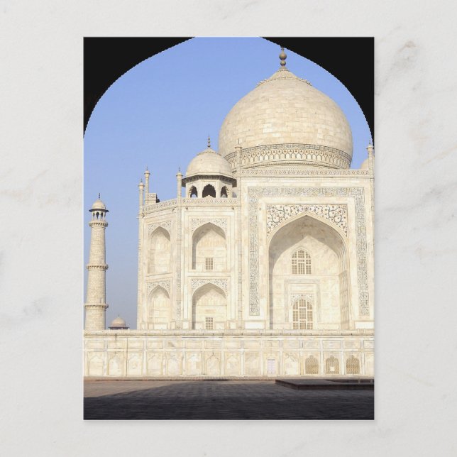 Asia, India, Uttar Pradesh, Agra. The Taj 2 Postcard (Front)