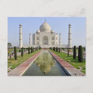 Asia, India, Uttar Pradesh, Agra. The Taj 5 Postcard