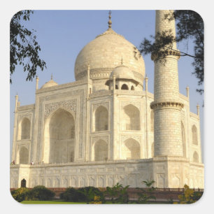 Asia, India, Uttar Pradesh, Agra. The Taj Square Sticker