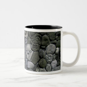 Asia, Indonesia, Bali. A shrine of Buddha Two-Tone Coffee Mug