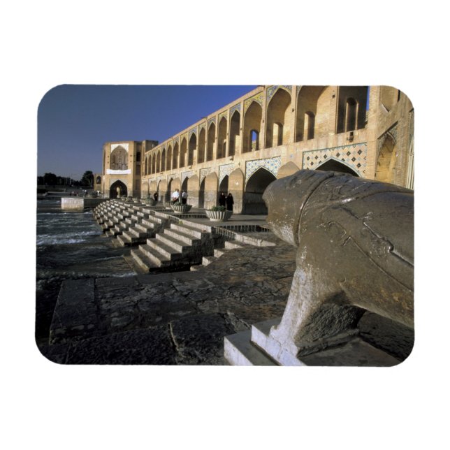 Asia, Iran, Isfahan. Pol-e Khaju Bridge. Magnet (Horizontal)