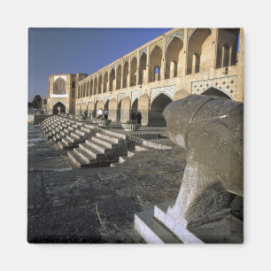 Asia, Iran, Isfahan. Pol-e Khaju Bridge. Magnet