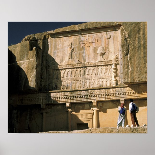 Asia, Iran, Persepolis.Tomb of Darius the Great. Poster (Front)