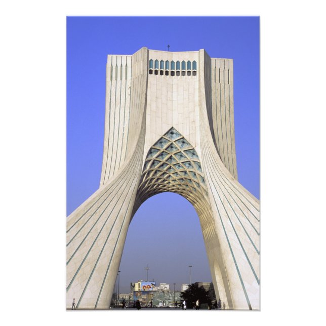 Asia, Iran, Tehran. Freedom Monument in Azadi Photo Print (Front)