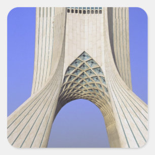 Asia, Iran, Tehran. Freedom Monument in Azadi Square Sticker