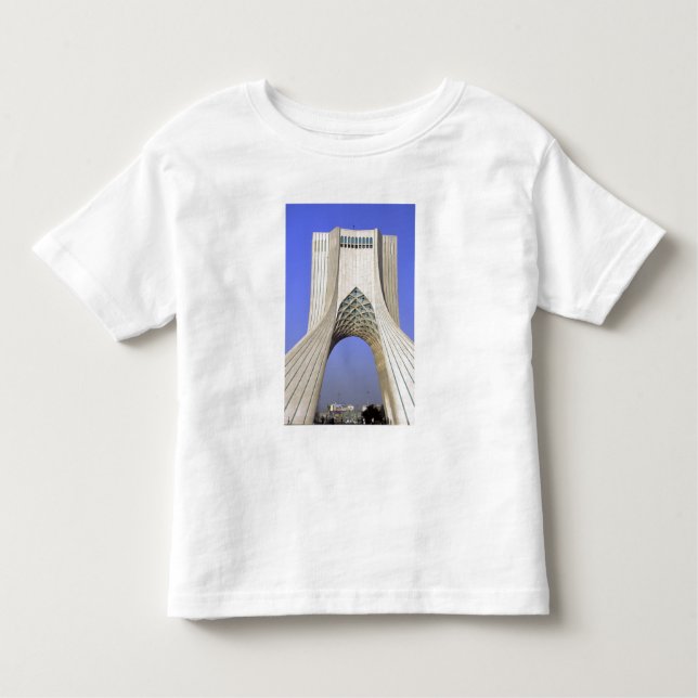 Asia, Iran, Tehran. Freedom Monument in Azadi Toddler T-Shirt (Front)