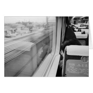 Asia, Japan. Aboard the Shinkansen Bullet Train