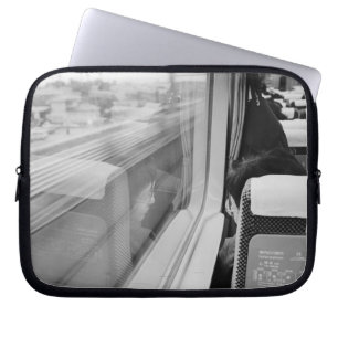 Asia, Japan. Aboard the Shinkansen Bullet Train Laptop Sleeve