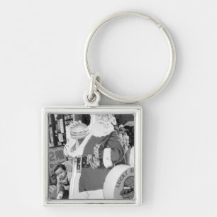 Asia, Japan, Hakodate. Santa Claus in Japan Key Ring