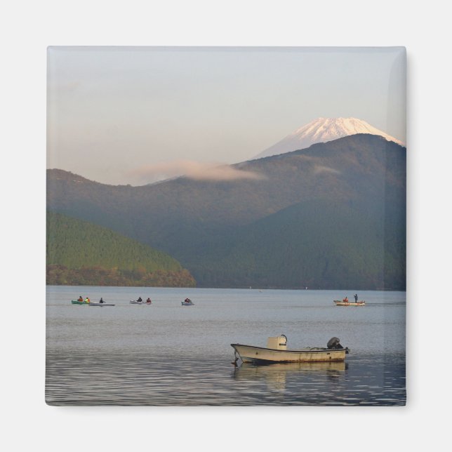 Asia, Japan, Hakone. Early morning views of Mt. Magnet (Front)