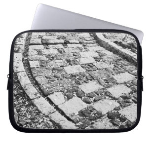 Asia, Japan, Hakone. Walkway by Lake Ashinoko Laptop Sleeve