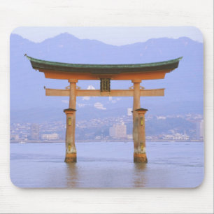 Asia, Japan, Hiroshima. Mivaiima. Torii Gate Mouse Pad