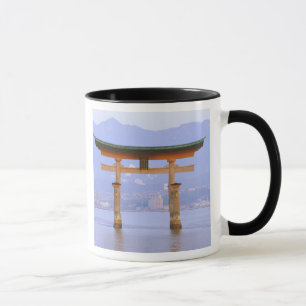 Asia, Japan, Hiroshima. Mivaiima. Torii Gate Mug