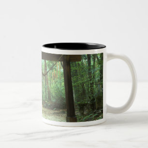 Asia, Japan, Kagoshima, Yakushima, Mountain Two-Tone Coffee Mug