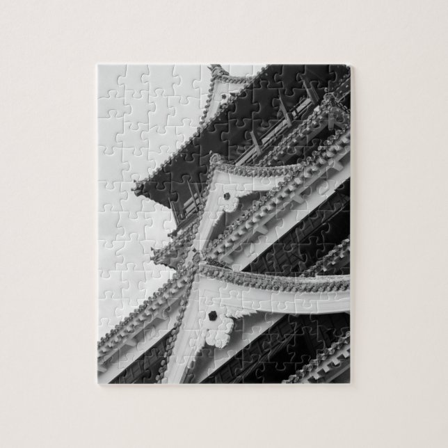 Asia, Japan, Kumamoto. Detail of the Kumamoto, Jigsaw Puzzle (Vertical)