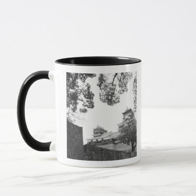 Asia, Japan, Kumamoto. Kumamoto, jo Castle Mug (Left)