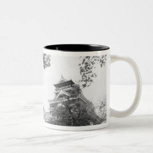Asia, Japan, Kumamoto. Kumamoto, jo Castle Two-Tone Coffee Mug