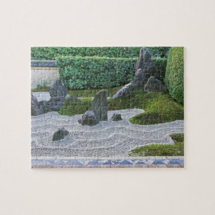 Asia, Japan, Kyoto, Daitokuji Temple, Zuiho-in Jigsaw Puzzle
