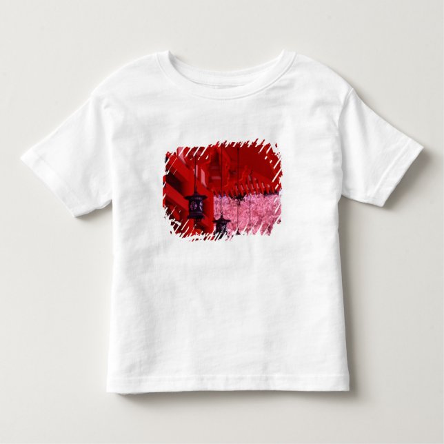 Asia, Japan, Kyoto, Heian shrine in spring. Toddler T-Shirt (Front)
