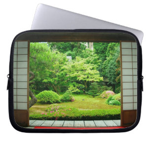 Asia, Japan, Kyoto. Zen Garden 2 Laptop Sleeve
