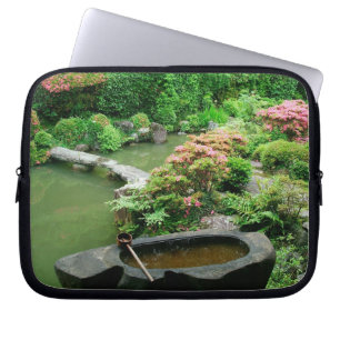 Asia, Japan, Kyoto. Zen Garden Laptop Sleeve