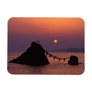 Asia, Japan, Mie, Futamigaura at Dawn Magnet