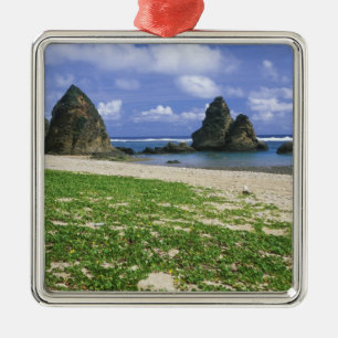 Asia, Japan, Okinawa, Yambaru Coastline, Sea Metal Ornament