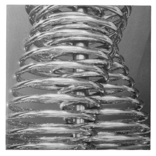 Asia, Japan, Tokyo. Coiled pipe, Tepco Energy 2 Ceramic Tile