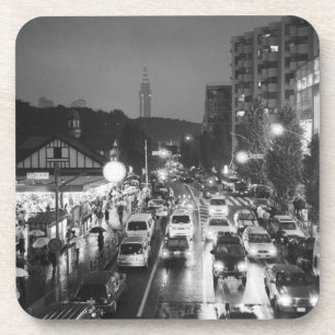 Asia, Japan, Tokyo. Evening, Harajuku Station, Coaster