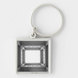 Asia, Japan, Tokyo. Fuji TV Building, looking Key Ring