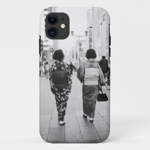 Asia, Japan, Tokyo. Geishas on the Ginza. iPhone 11 Case