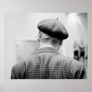 Asia, Japan, Tokyo. Man with Beret, Tokyo Metro Poster