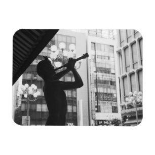 Asia, Japan, Tokyo. Music statue, Shibuyaku Magnet