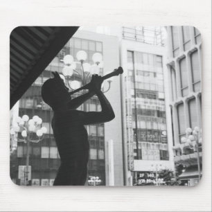 Asia, Japan, Tokyo. Music statue, Shibuyaku Mouse Pad