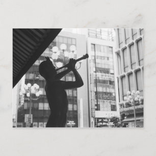 Asia, Japan, Tokyo. Music statue, Shibuyaku Postcard
