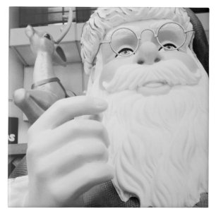 Asia, Japan, Tokyo. Santa Claus in Ikebukuro Tile