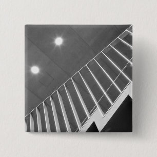 Asia, Japan, Tokyo. Stairs at the Tokyo 15 Cm Square Badge