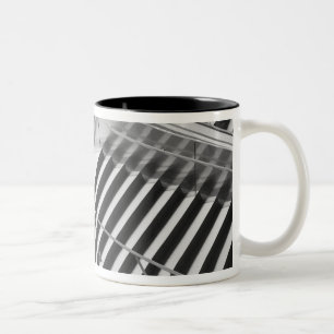 Asia, Japan, Tokyo. Stairs, Tokyo International Two-Tone Coffee Mug