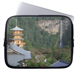 Asia, Japan, Wakayama, Katsuura, Kumano Nachi Laptop Sleeve