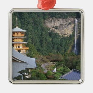 Asia, Japan, Wakayama, Katsuura, Kumano Nachi Metal Tree Decoration