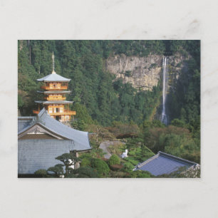 Asia, Japan, Wakayama, Katsuura, Kumano Nachi Postcard