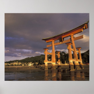 Asia, Japan, western Honshu, Miya, Jima Island, Poster