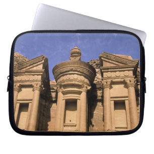 Asia, Jordan, Petra. El Deir, the Monastery. 2 Laptop Sleeve