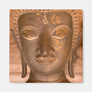 Asia, Laos, Vientiane, Bronze sculpture at Wat Magnet