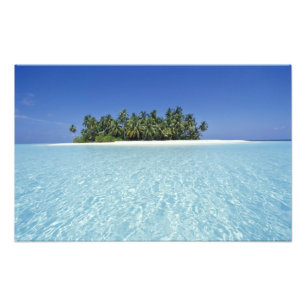 ASIA, Maldives, Ari Atoll, Uninhabited Photo Print