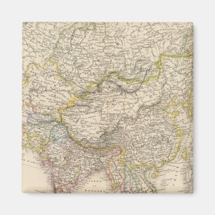 Asia Map 2 Magnet