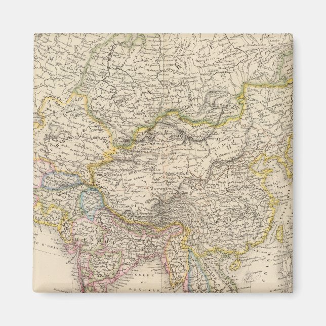 Asia Map 2 Magnet (Front)