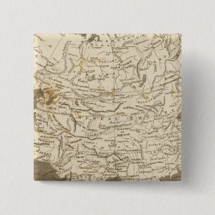 Asia Map by Arrowsmith 15 Cm Square Badge