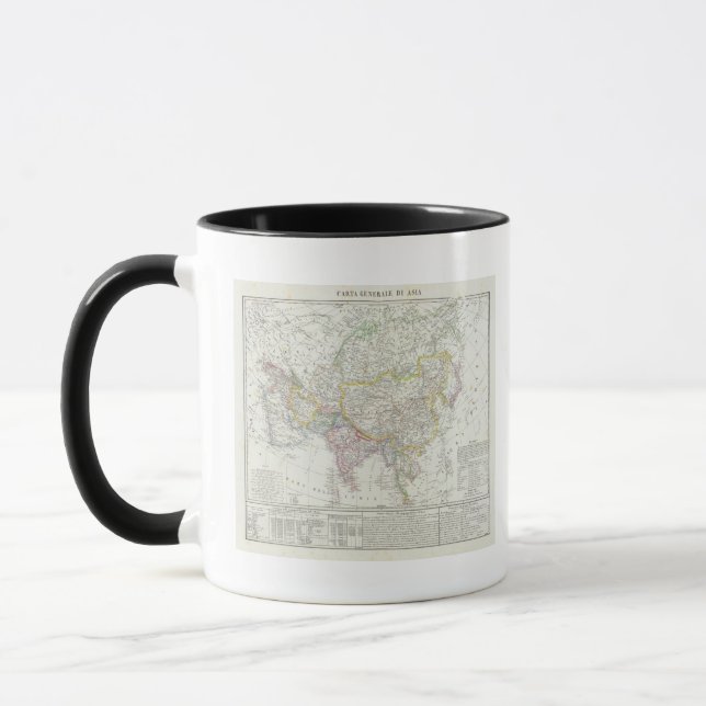 Asia Map Mug (Left)